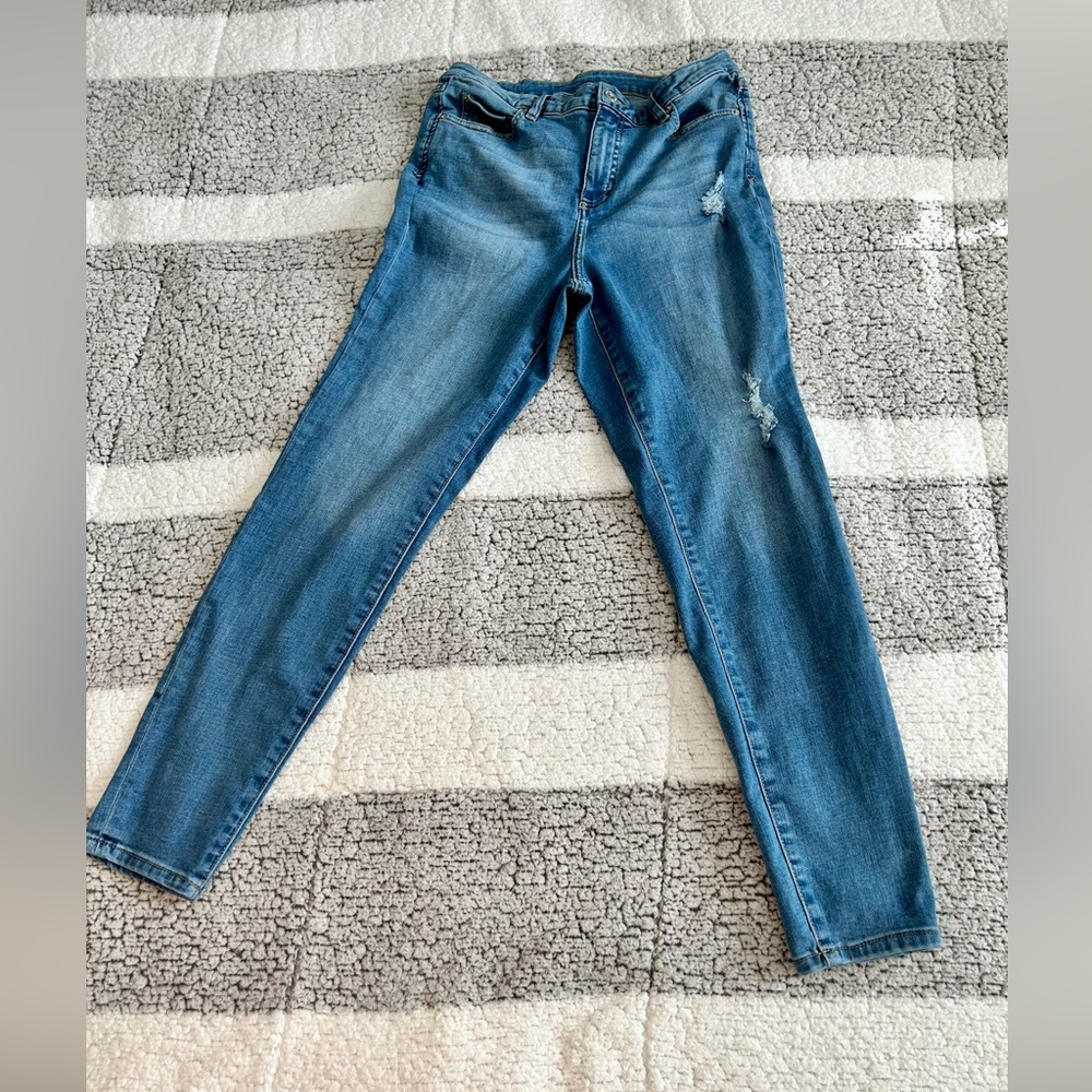 INC International Concepts High Rise Skinny Women’s Denim Jeans Size 10